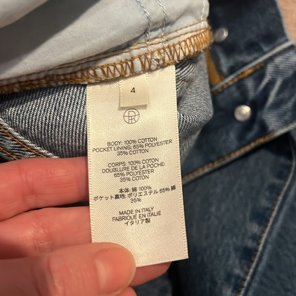 Sold NWT The Row Goldin Jeans, size 4 - Picture 9 of 14